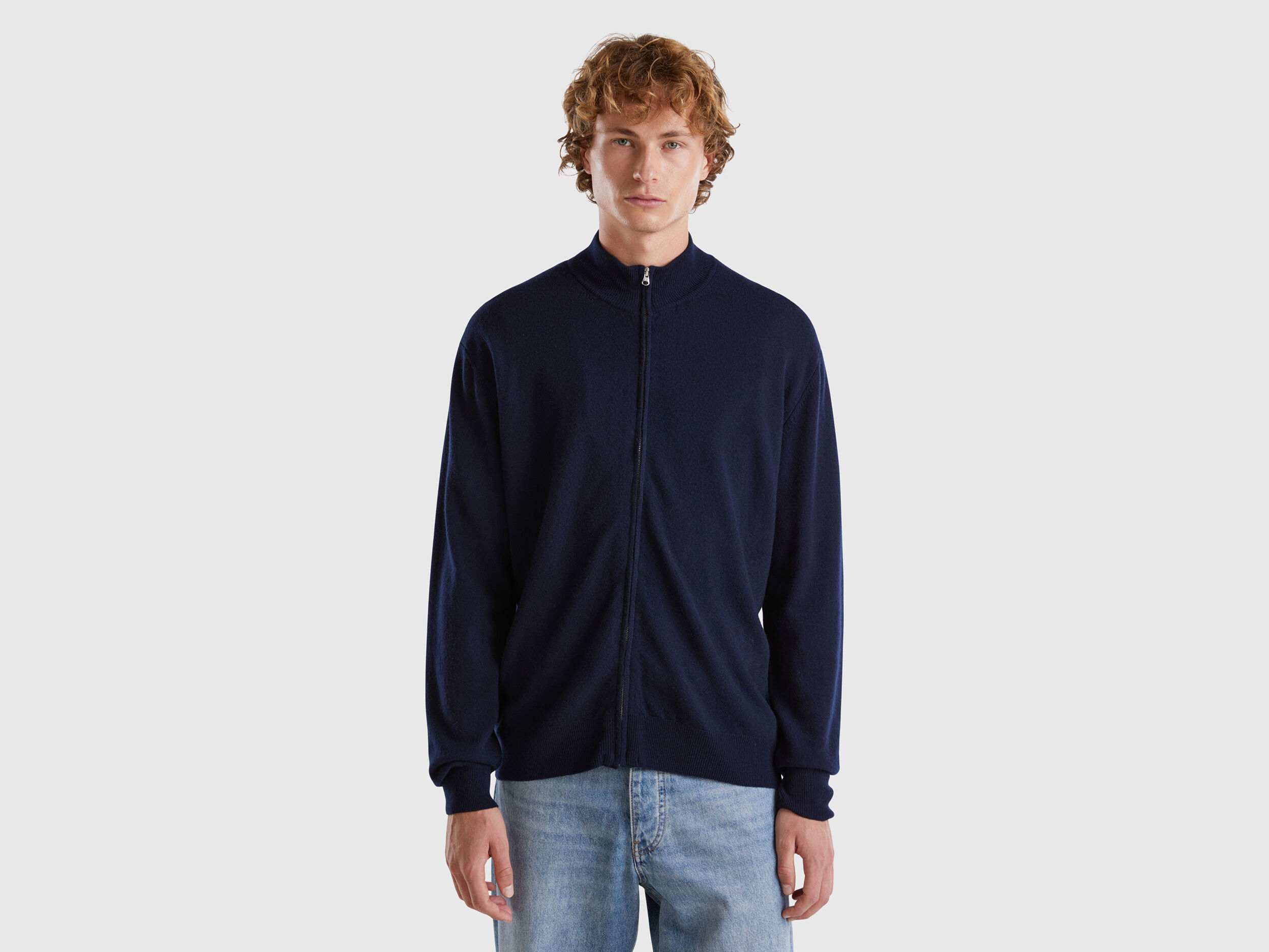 Merino Wool Cardigans Men 2024 Benetton