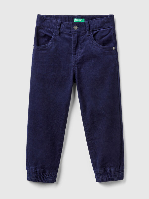 Stretch corduroy trousers