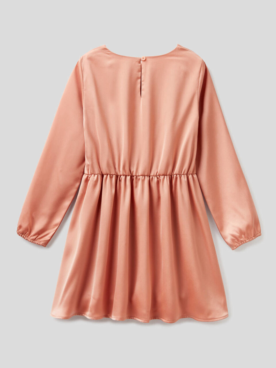 Satin dress with sequin details image number 2