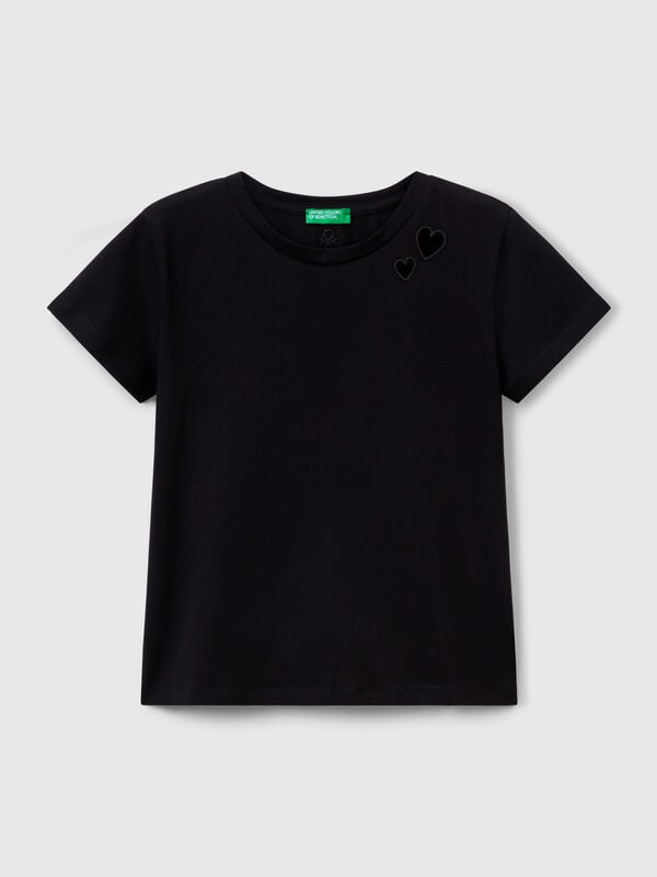 Cut out motif t-shirt Junior Girl