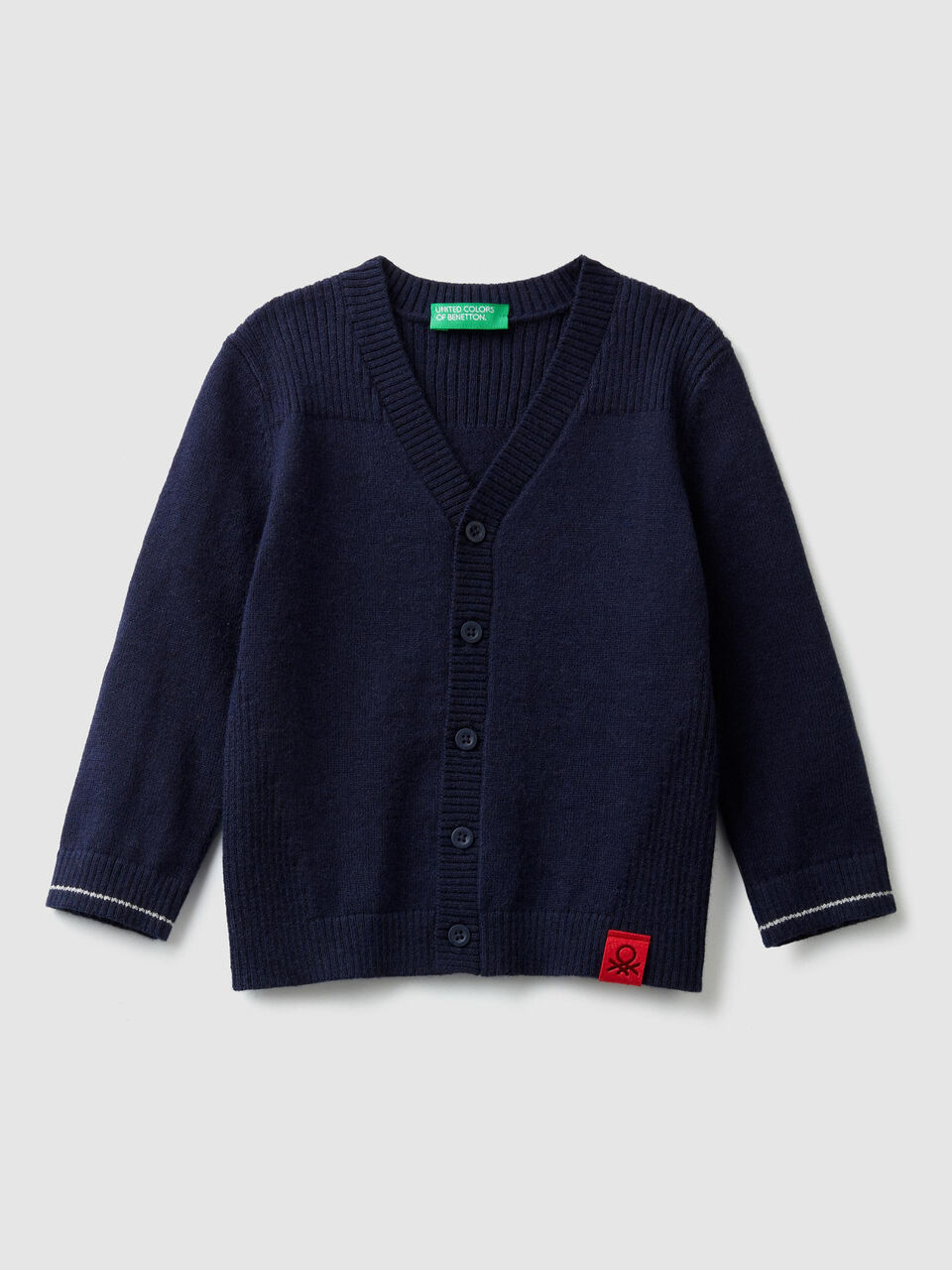 V-neck cardigan image number 1