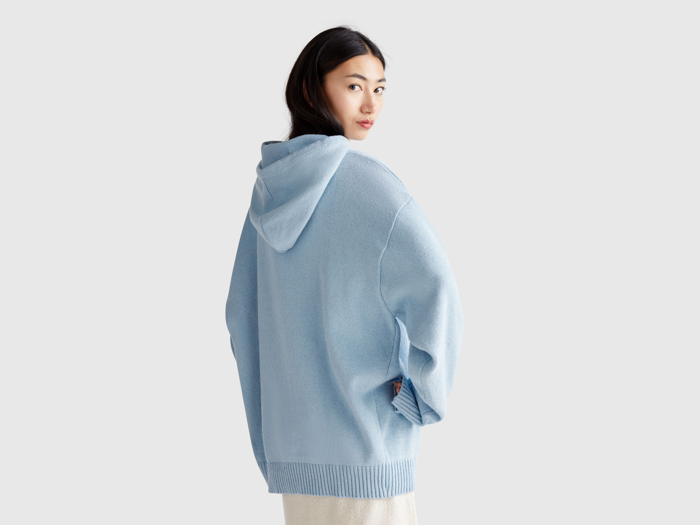SWEATER W/HOOD Women image number 1