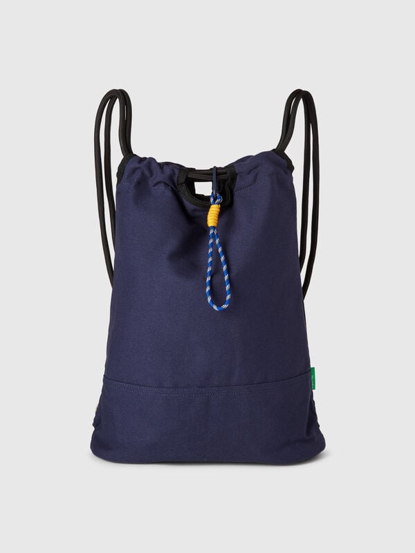 Sack rucksack in pure cotton Men