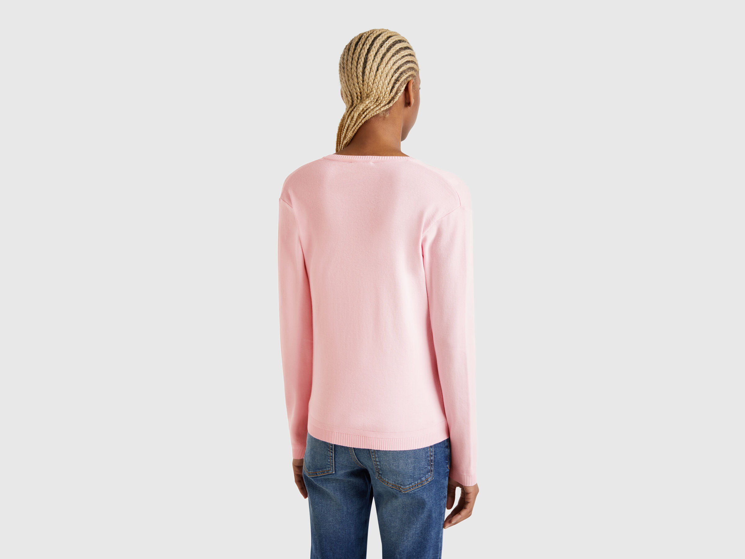V NECK SWEATER L/S Women image number 1
