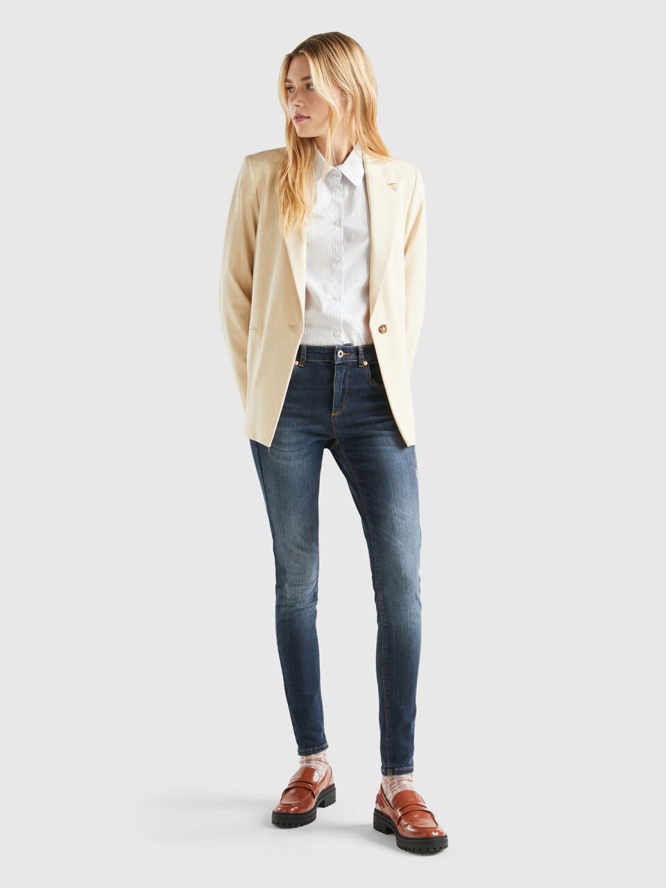 Women s Skinny Fit Jeans New Collection 2024 Benetton