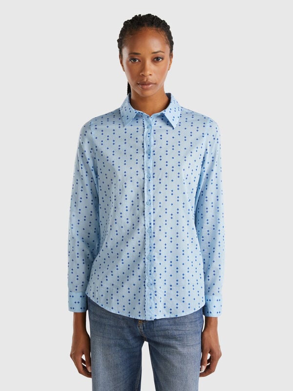 100% cotton patterned shirt Women