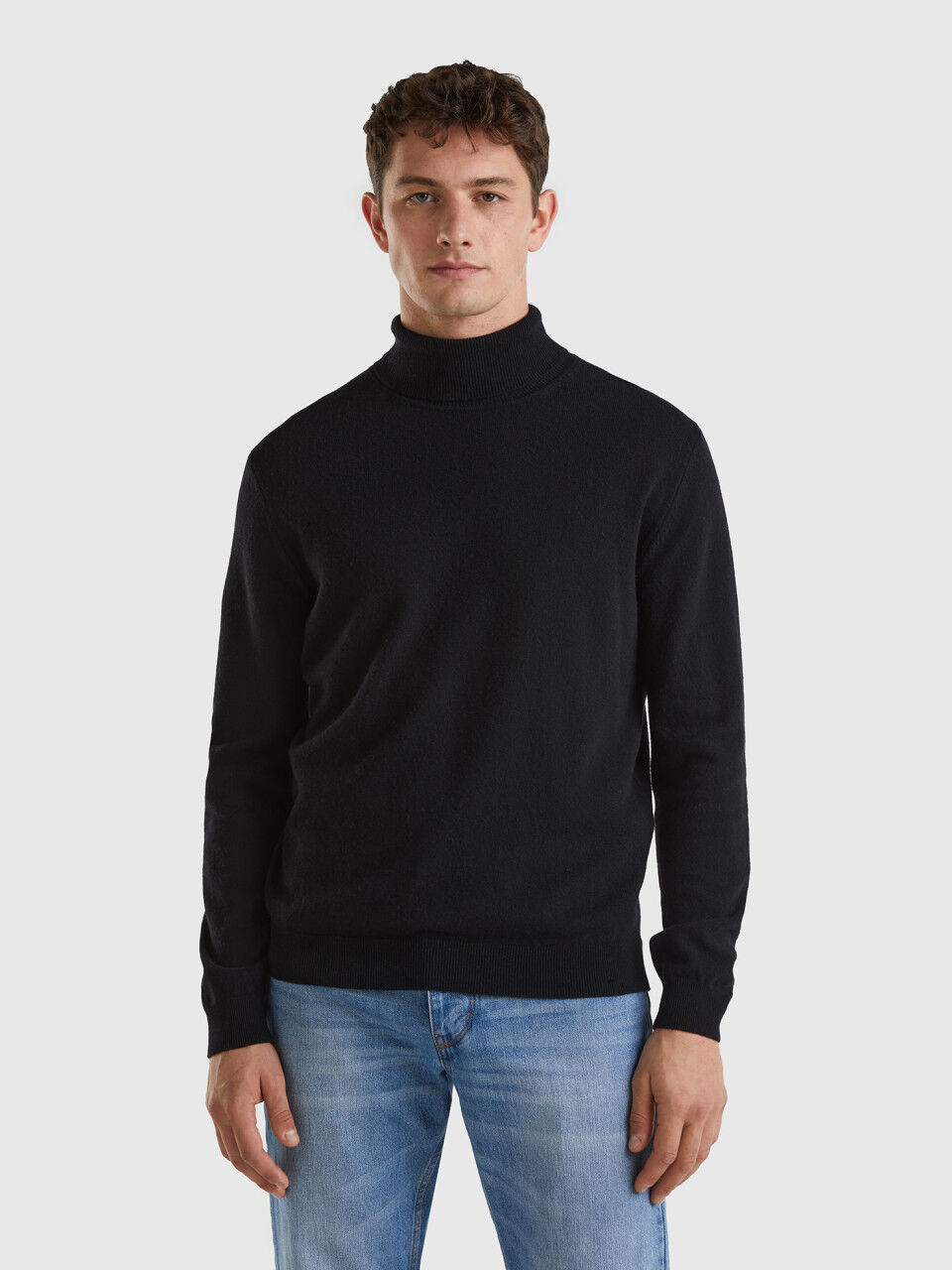 Men's polo top shirts turtleneck