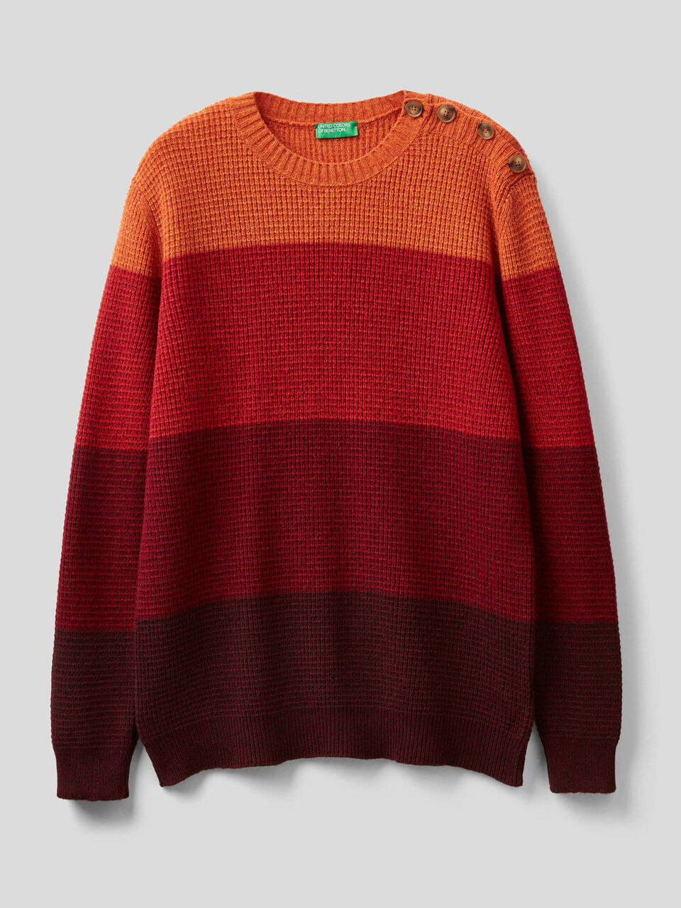 Multicolor sweater with buttons image number 1