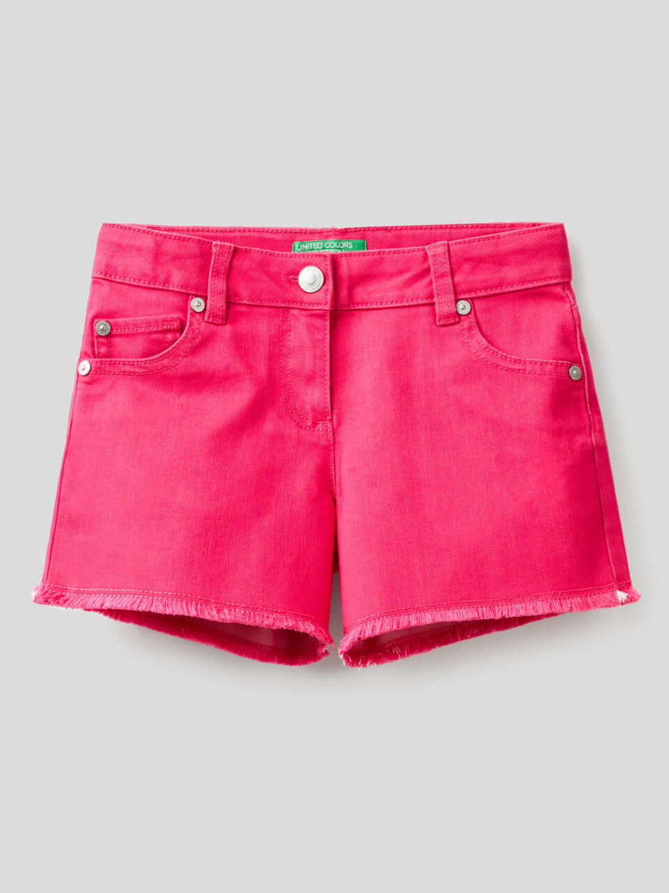 Shorts in stretch cotton blend image number 1