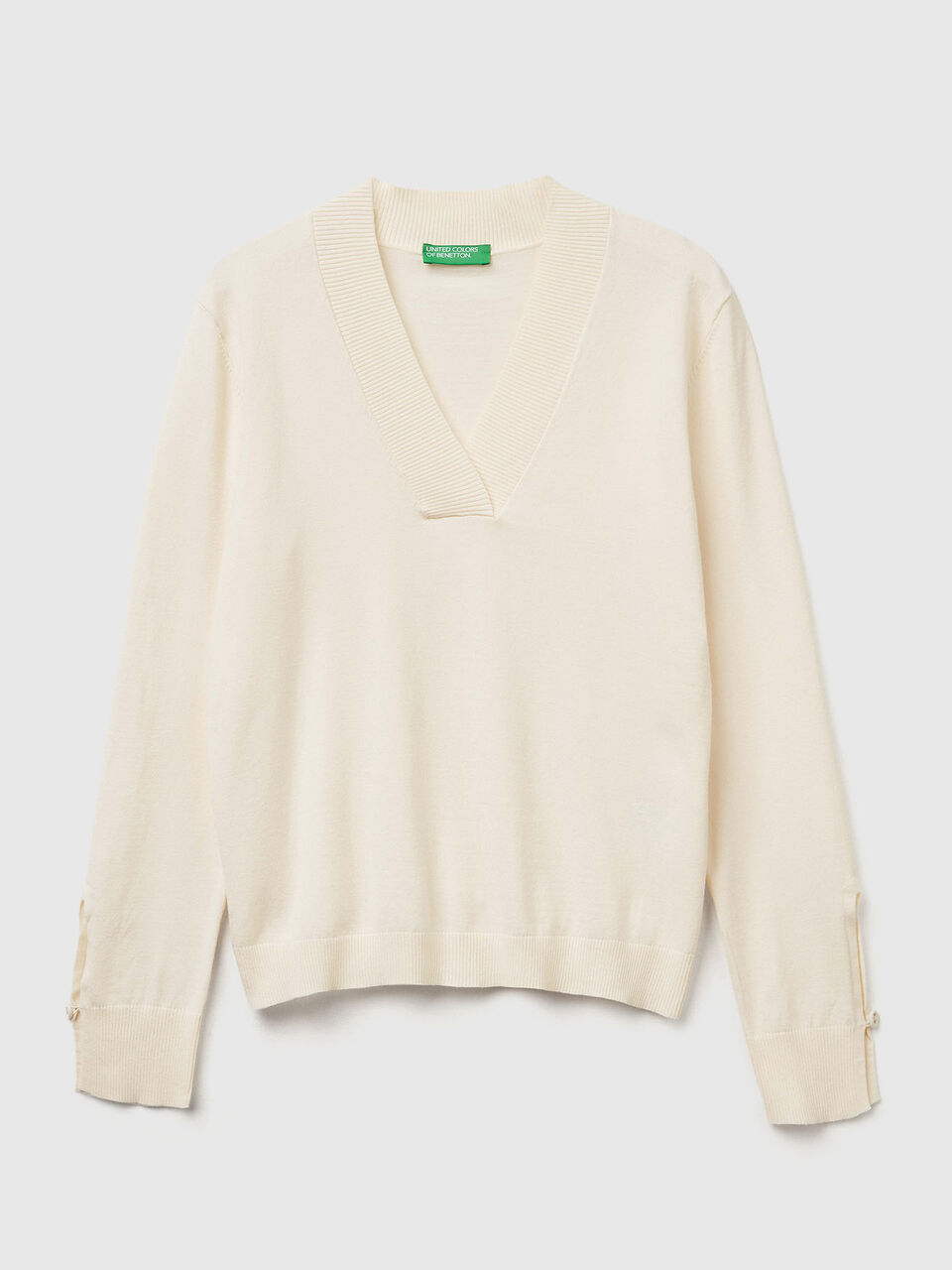 V NECK SWEATER L/S Women image number null