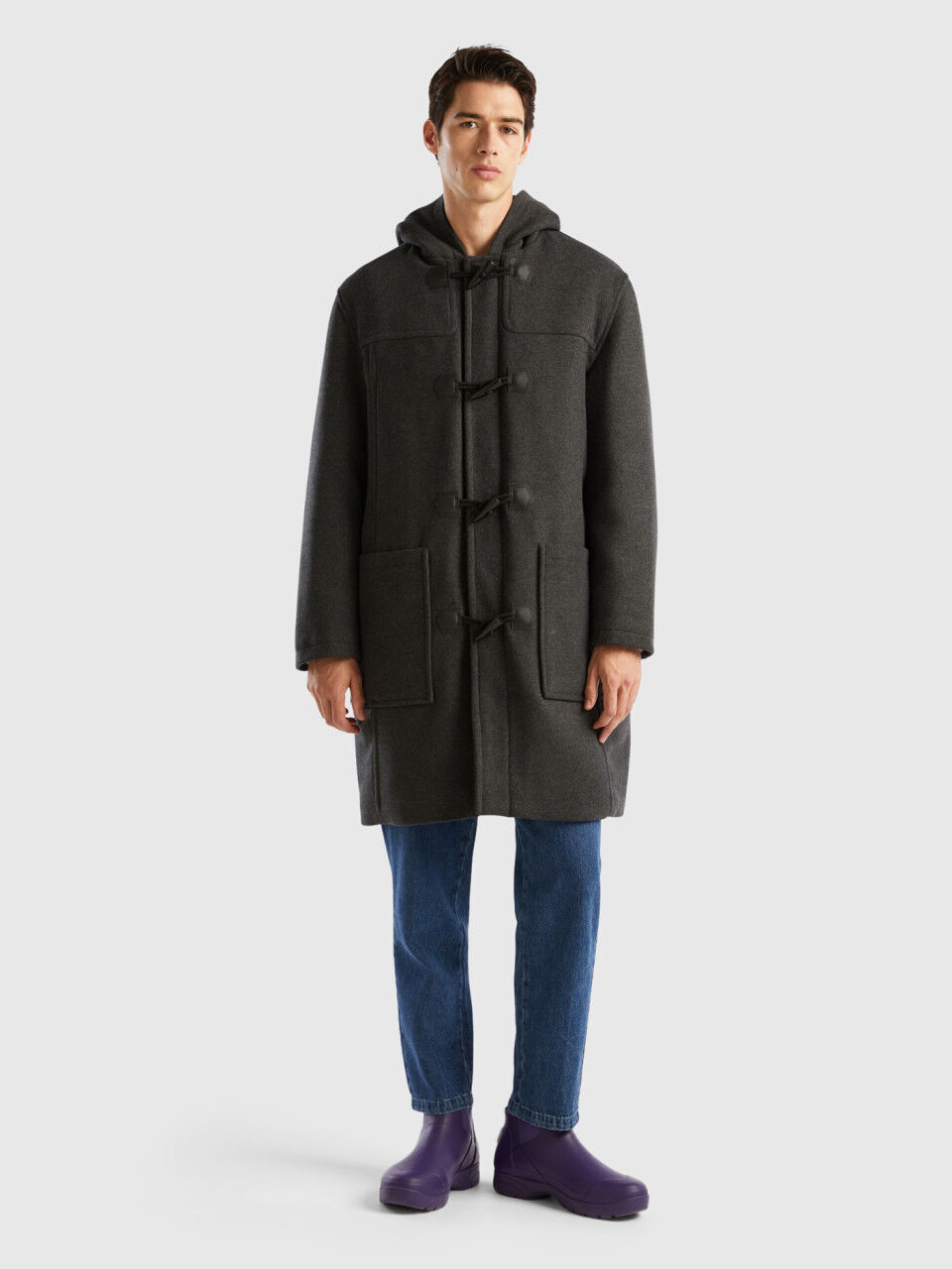 Mens tan store duffle coat