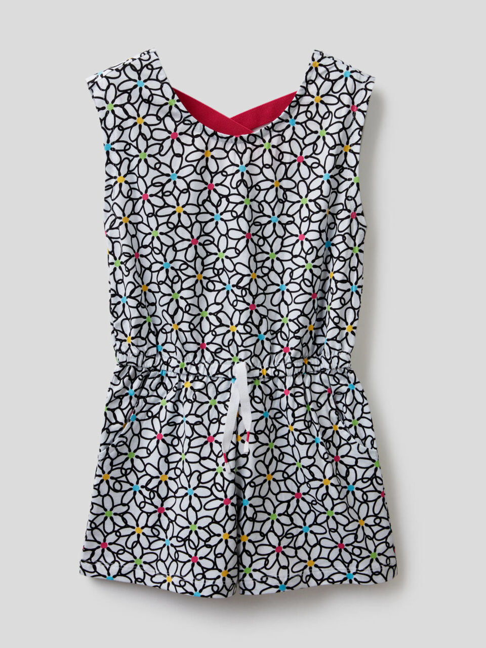 One-piece jumpsuit in pure cotton image number 1