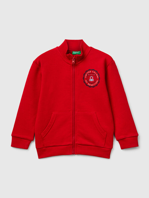 Cotton sweatshirt with logo Junior Boy