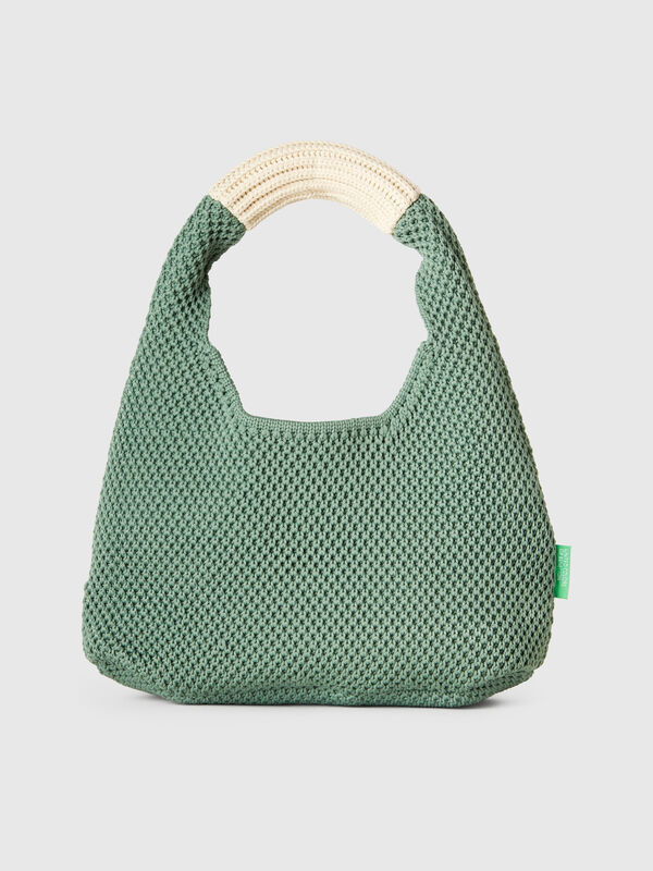 Small crochet shoulder bag Women