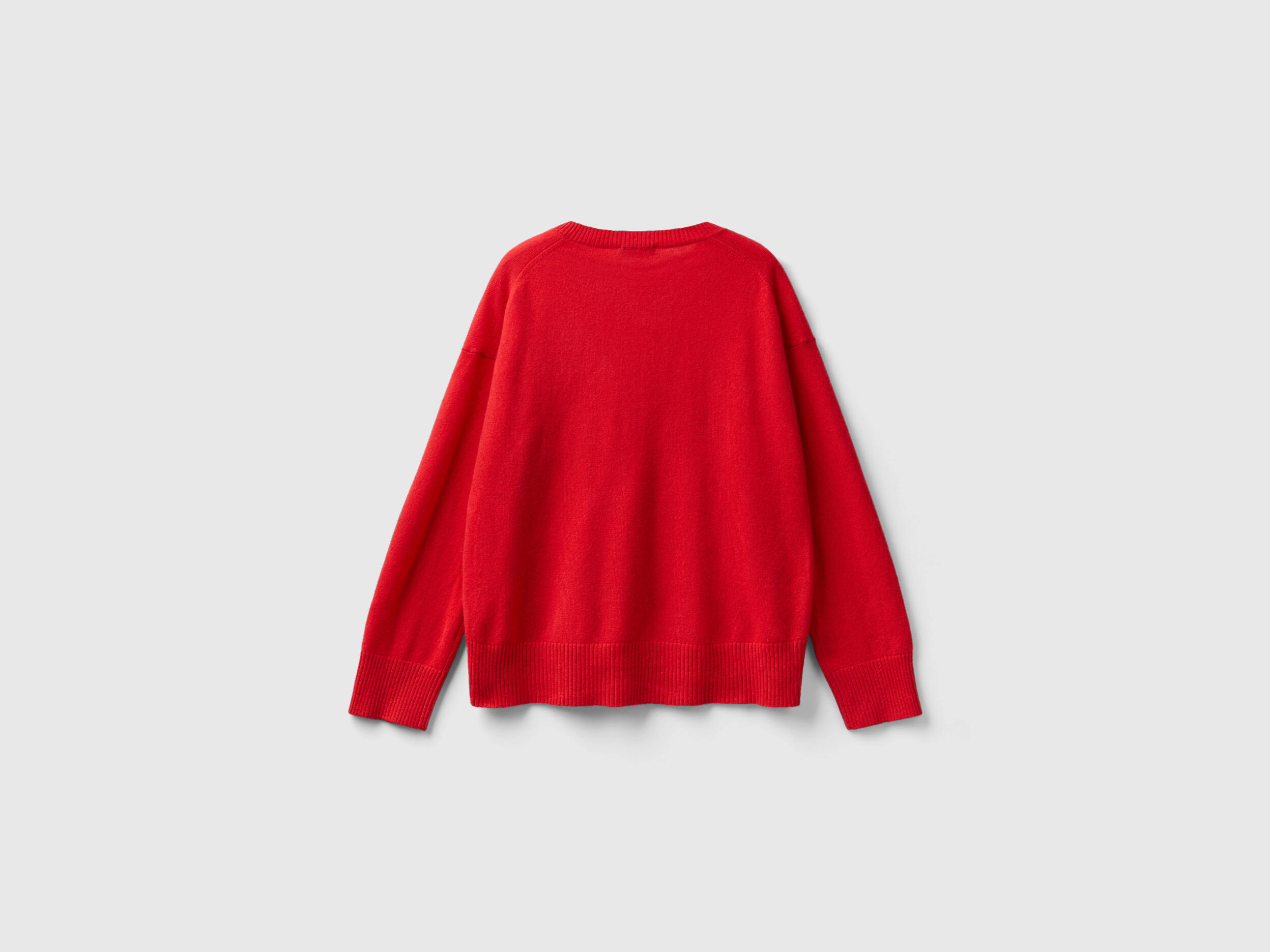 Red deals cashmere sweater