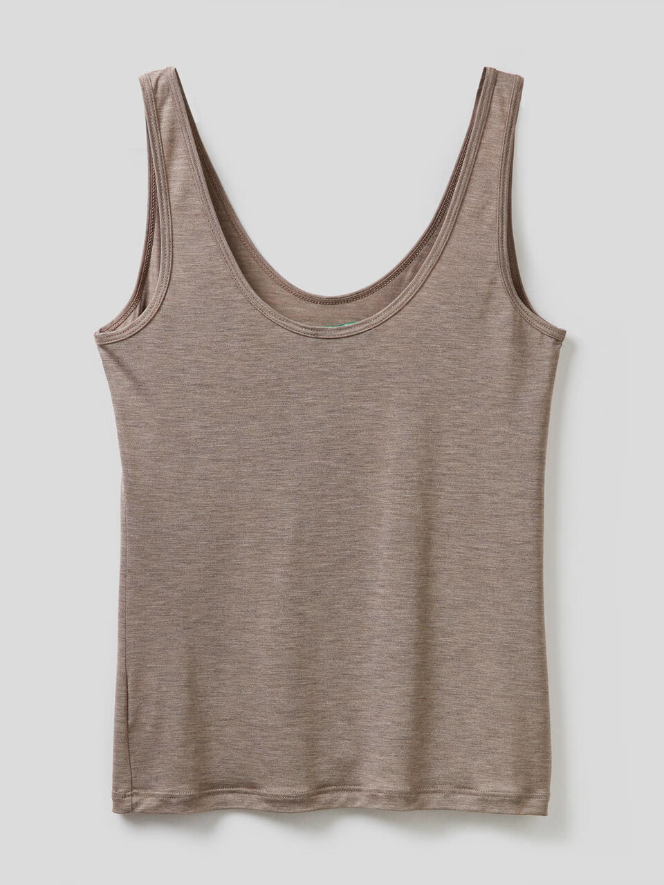 Tank top with round neck image number null