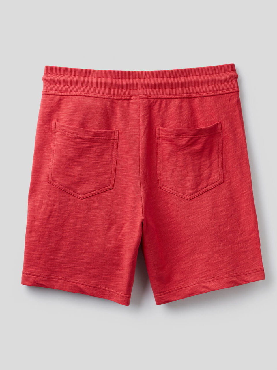 Fleece bermudas with drawstring image number 2
