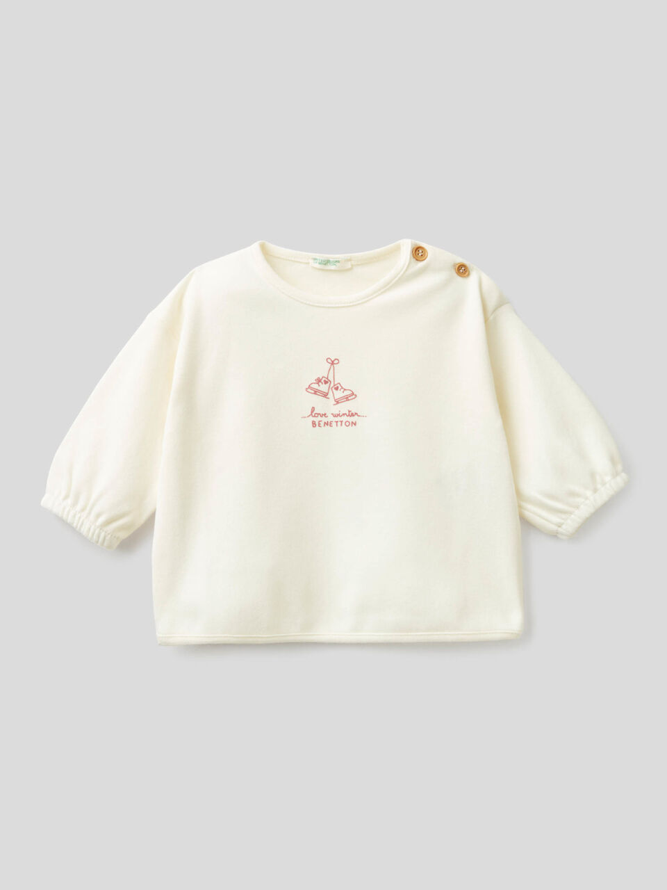 Blouse in pure organic cotton image number 1