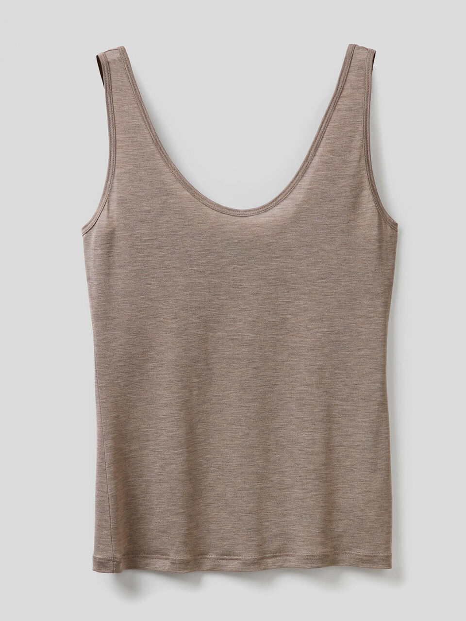 Tank top with round neck image number null