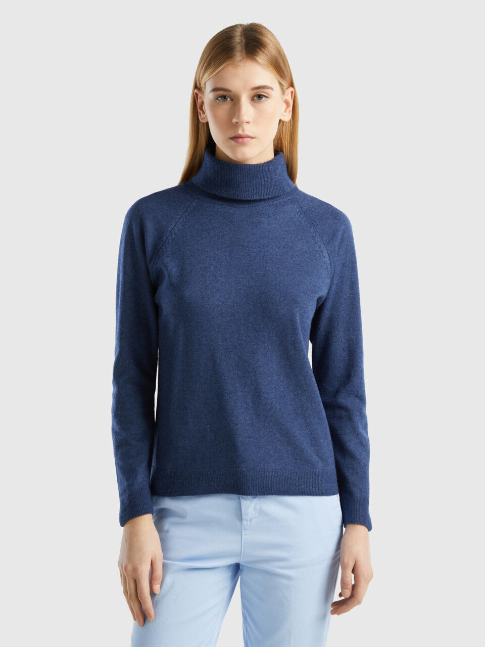 Women s High Neck Sweaters New Collection 2024 Benetton