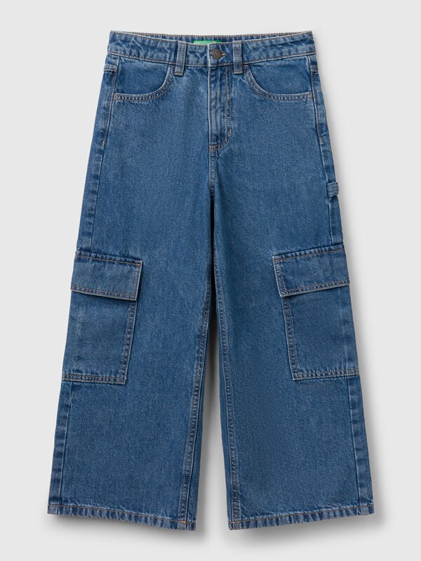 Loose fit cargo jeans Junior Girl