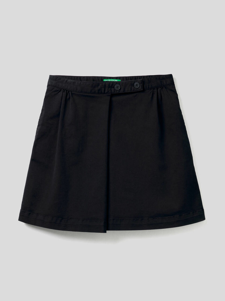 Flared short skirt image number 1