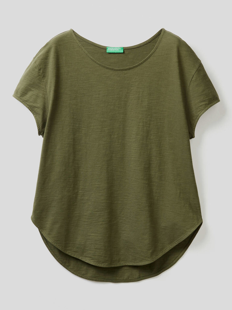 Oversized t-shirt in pure cotton image number 1