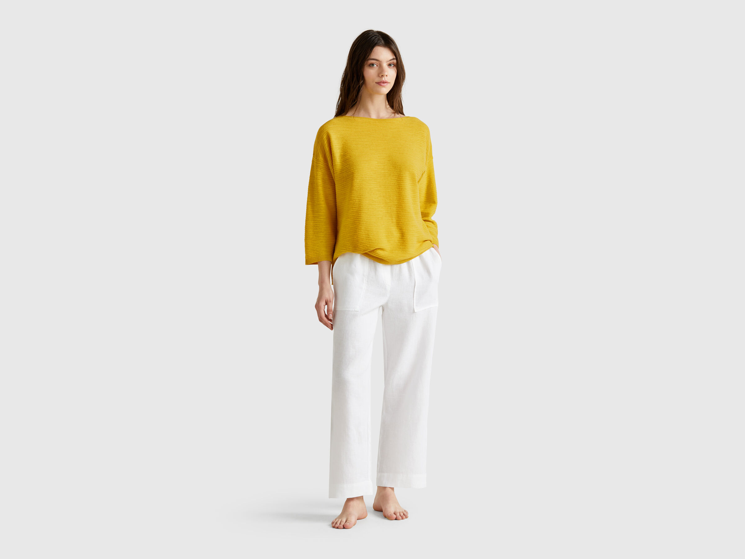 BOAT-NECK SWEAT.L/S Women image number 2