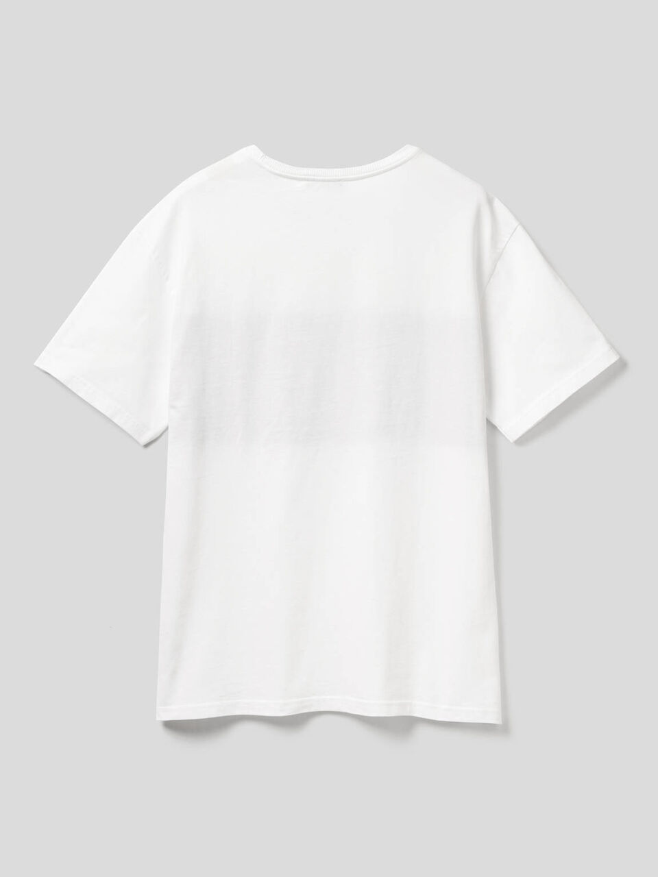 100% cotton t-shirt with clashing band image number 2