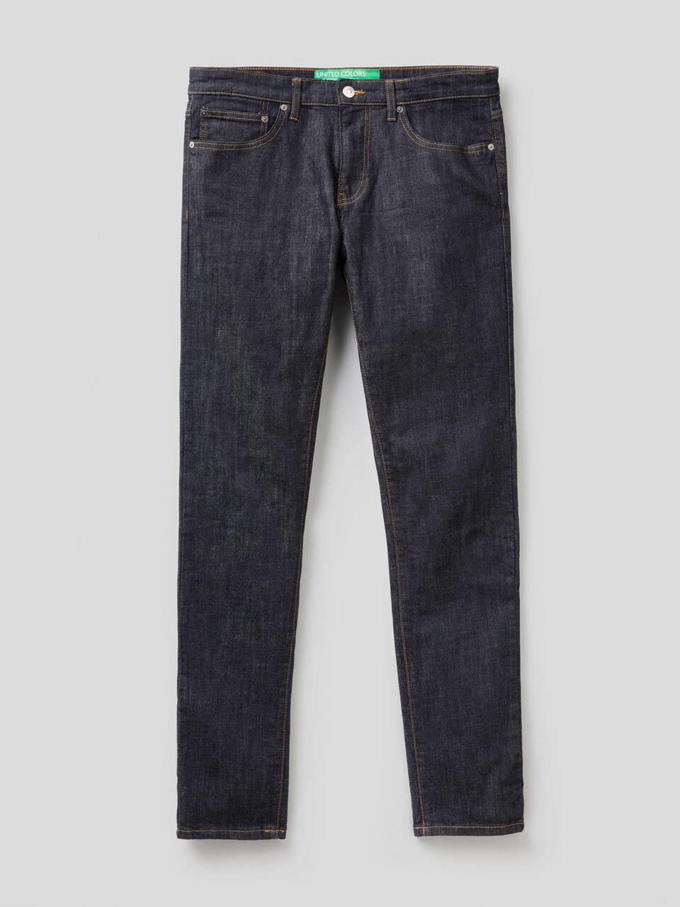 Straight leg jeans in stretch cotton image number 1