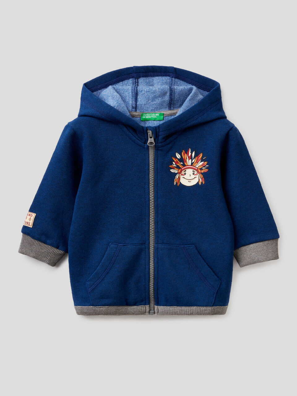 Zip-up hoodie image number 1
