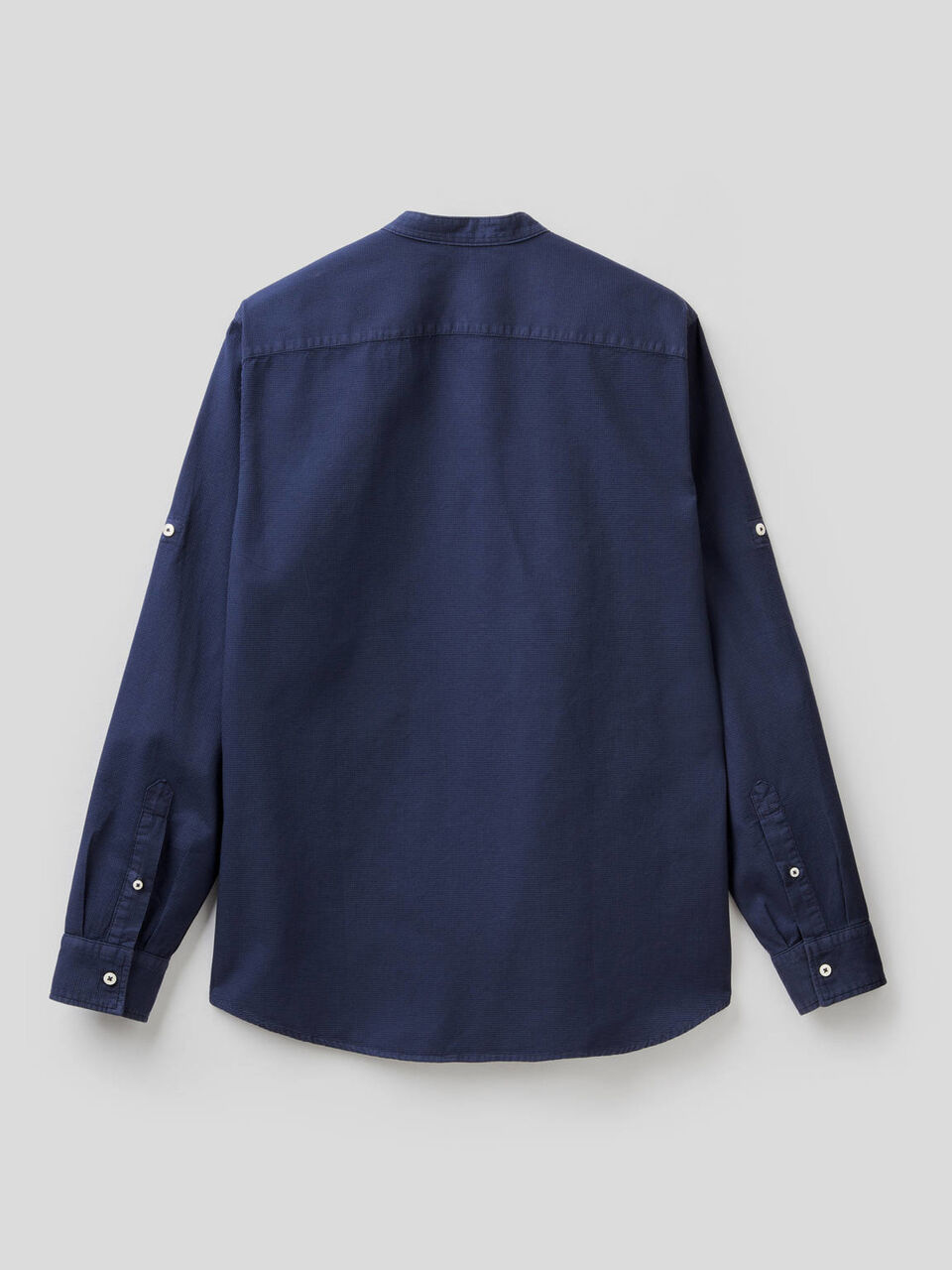 Slim fit shirt with Mandarin collar image number 2