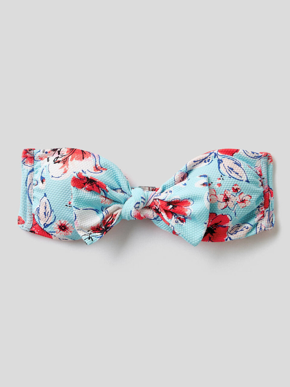 Floral bandeau top with bow image number 1