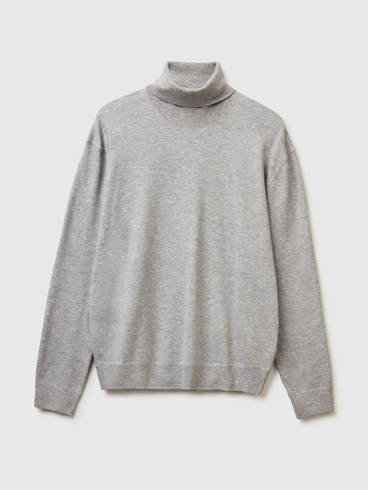 TURTLE NECK SWEATER Men image number 5