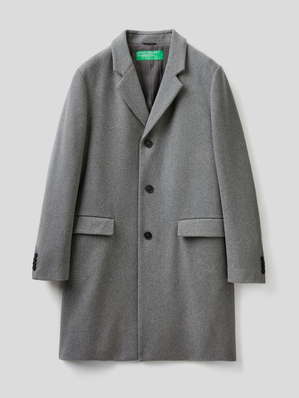 Formal coat in wool blend image number 1