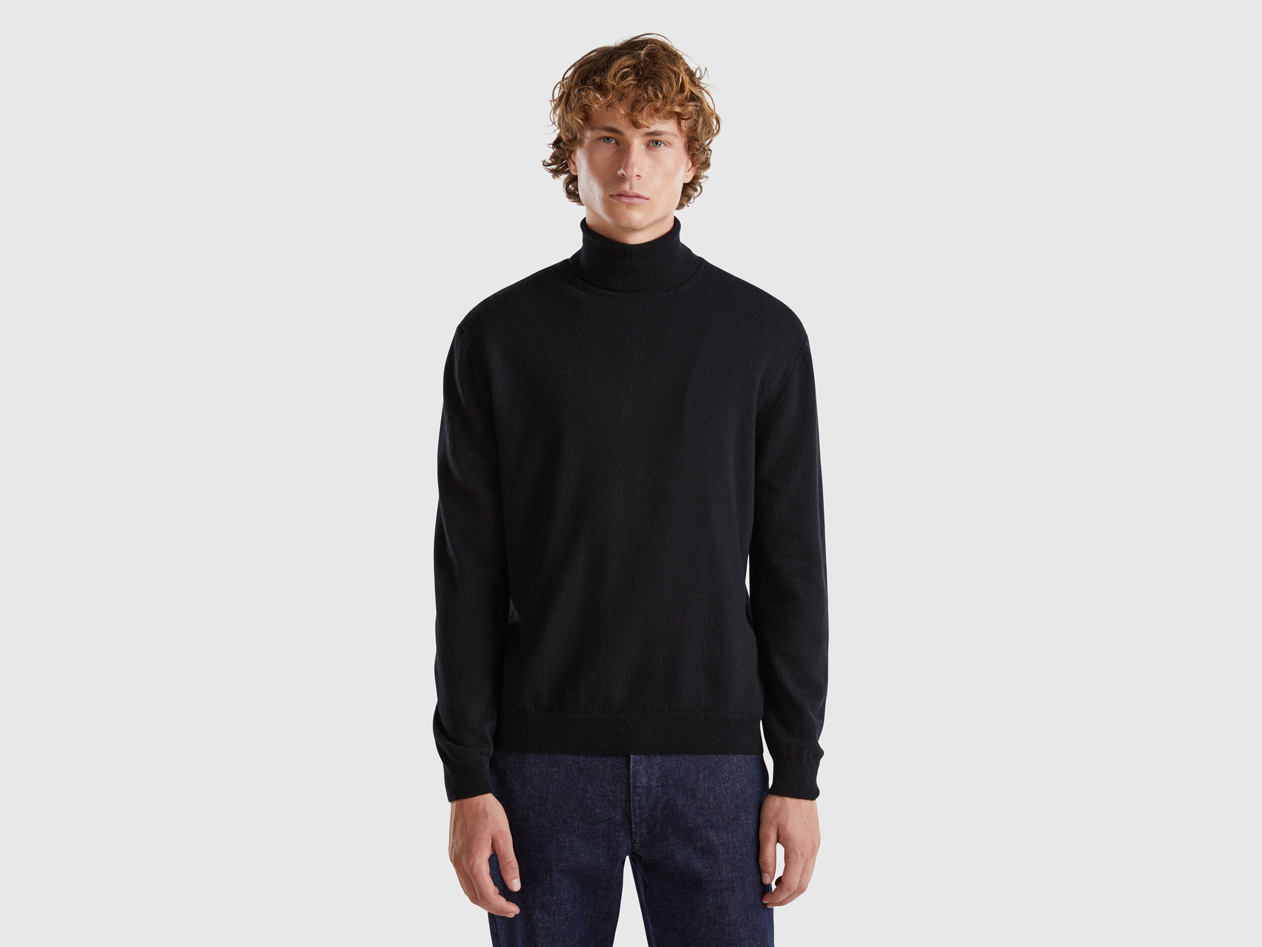 Wool black turtleneck hot sale