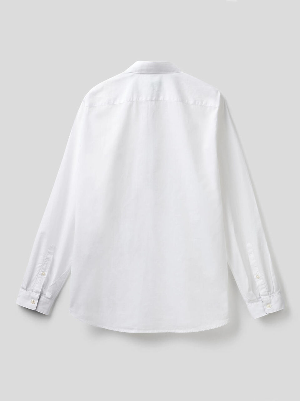 Slim fit shirt in print cotton image number 2