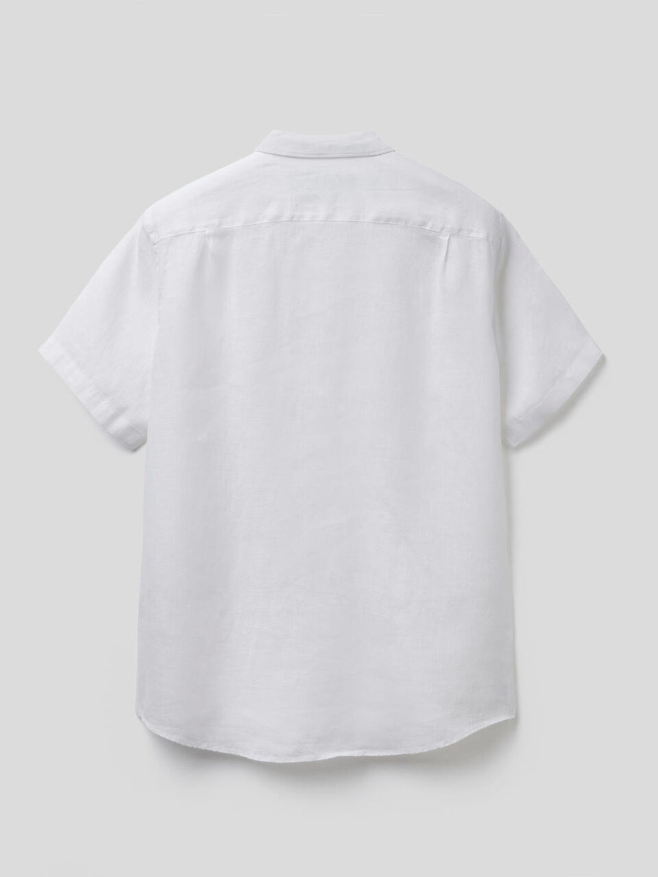 100% linen short sleeve shirt image number 2