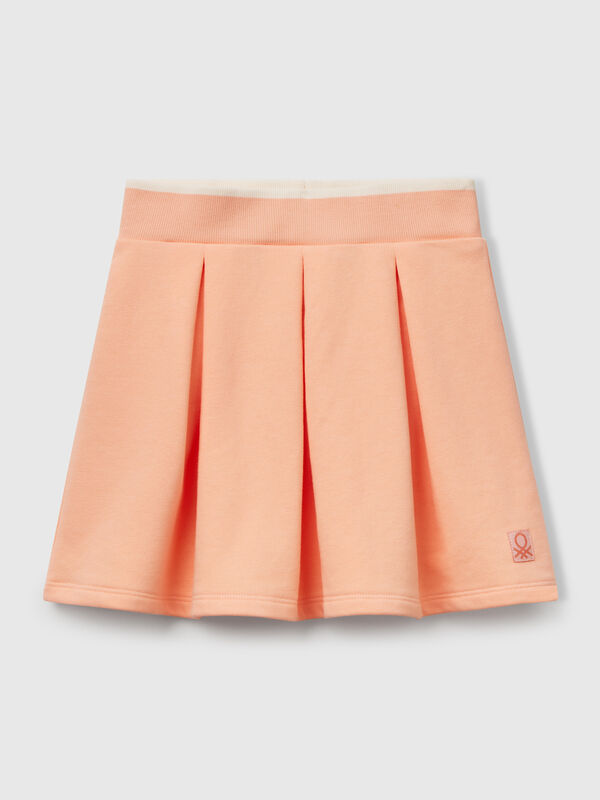 Pleated sweat skirt Junior Girl