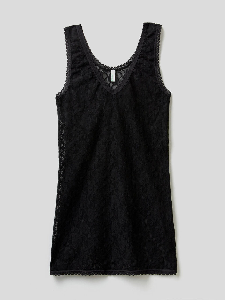 Stretch lace tank top image number 1