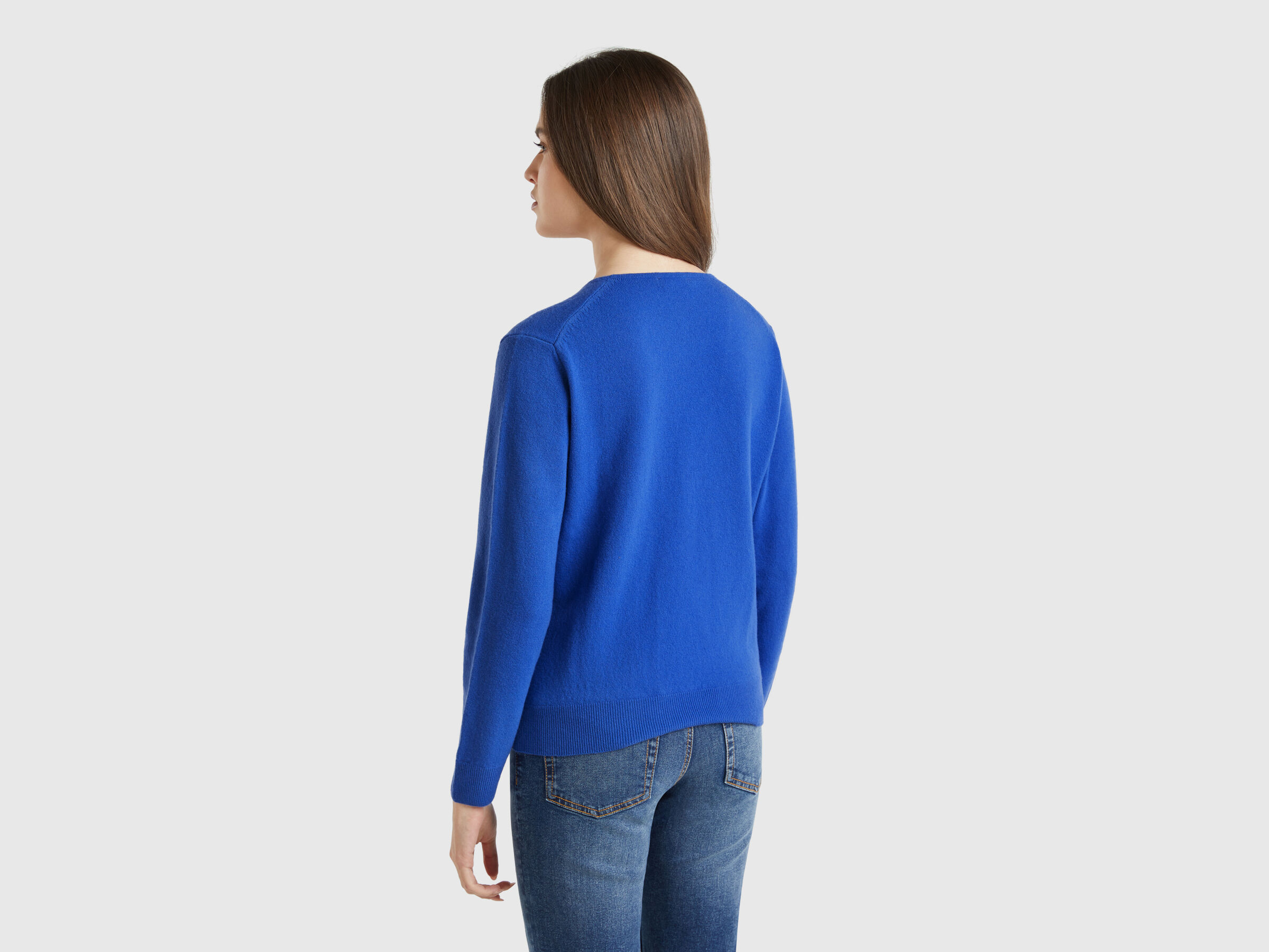 V NECK SWEATER L/S Women image number 1