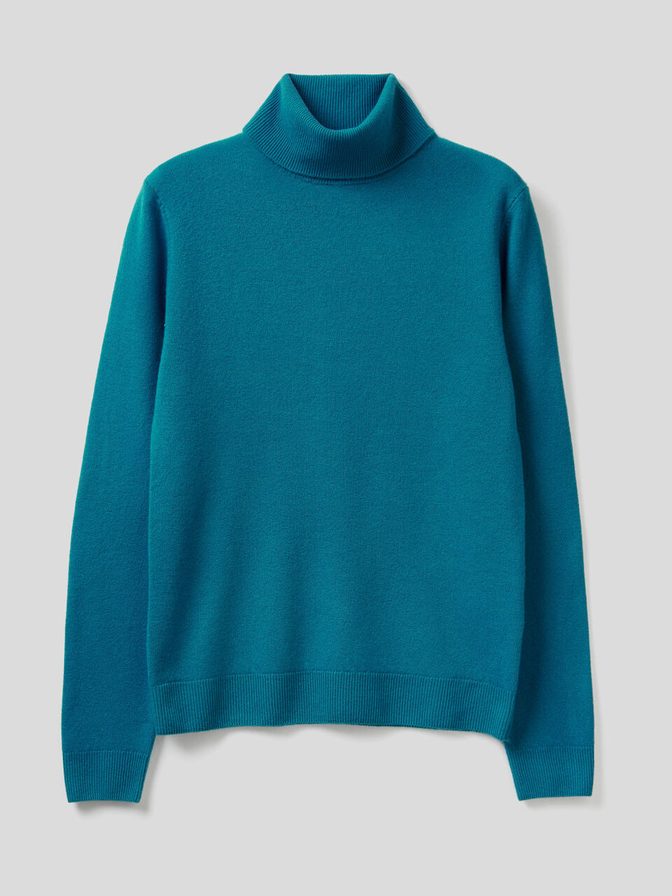 Turtleneck sweater in pure Merino wool image number 1