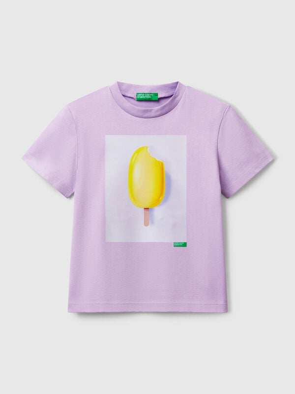 T-shirt with ice cream print Junior Boy