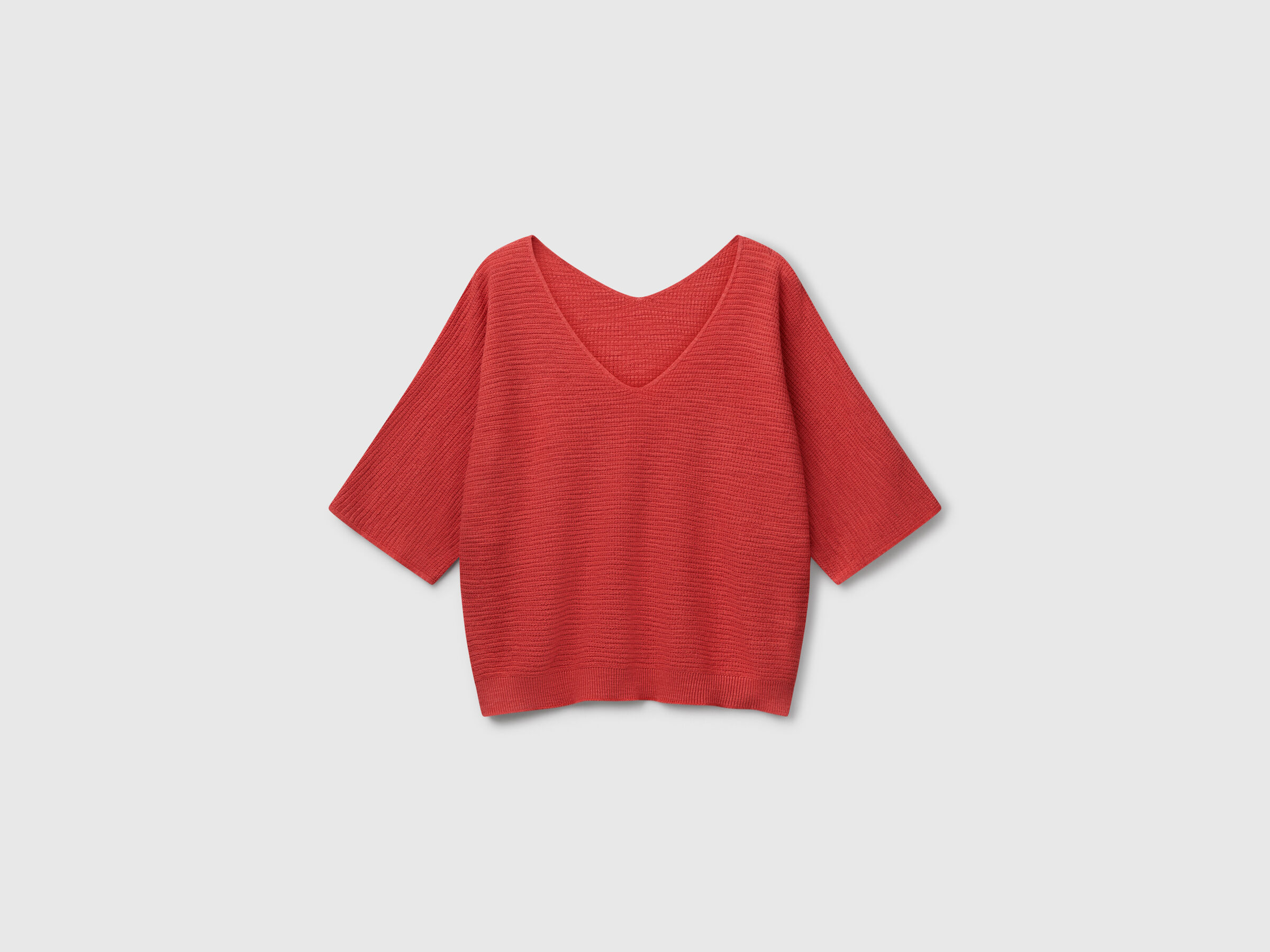 V NECK SWEATER H/S Women image number 3