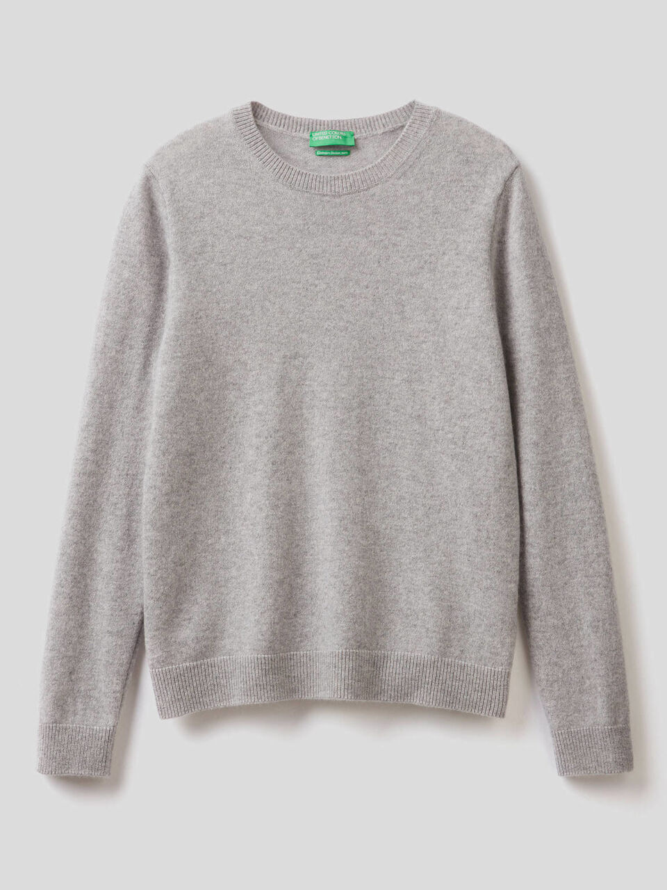 Crew neck sweater in pure cashmere image number 1