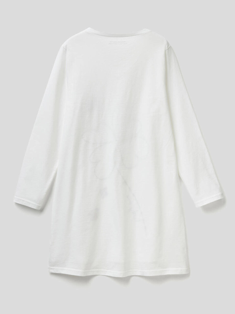 Maxi t-shirt in pure organic cotton image number 2