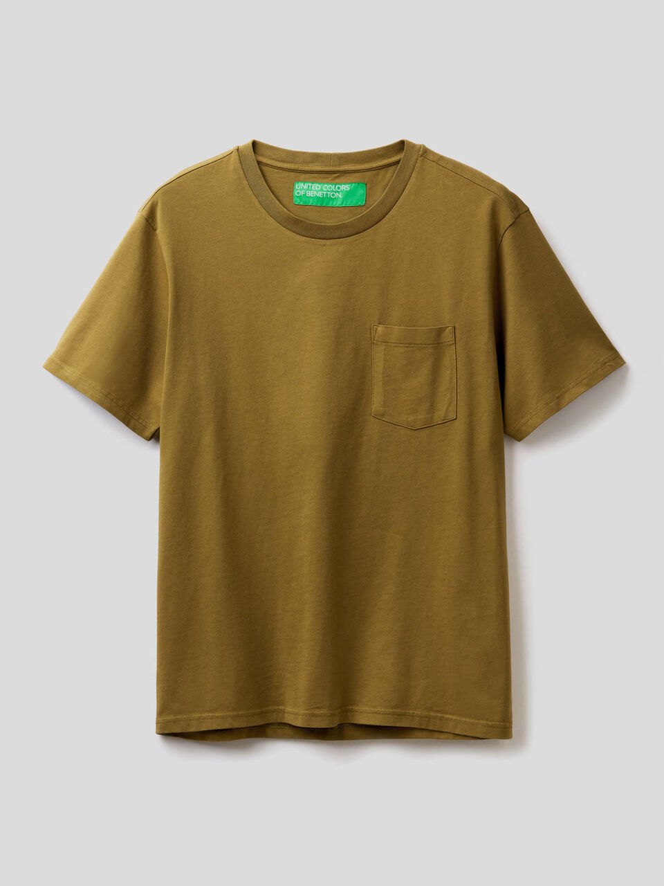 100% cotton t-shirt with pocket image number 1