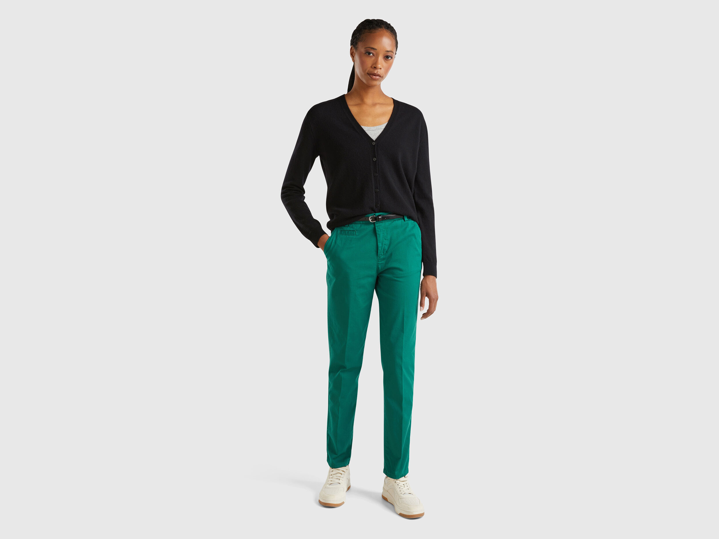 Women s Slim Fit Trousers New Collection Benetton