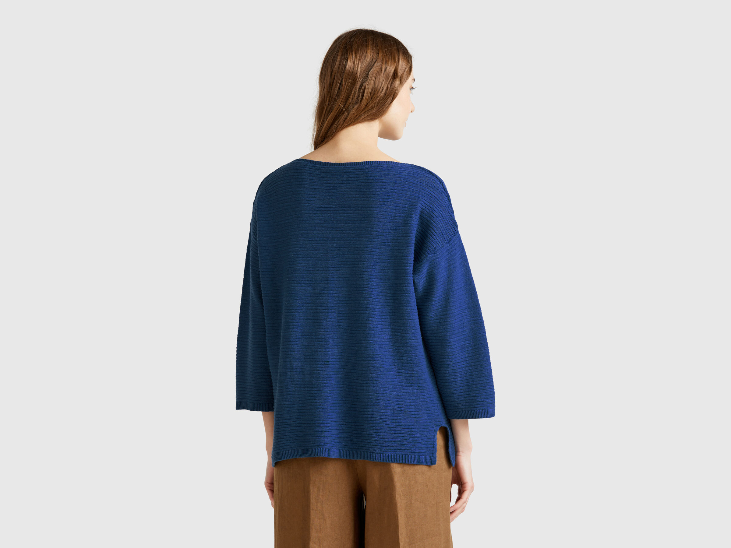 BOAT-NECK SWEAT.L/S Women image number 1