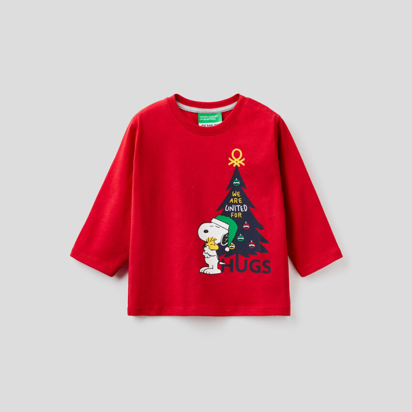 Peanuts Christmas style t-shirt